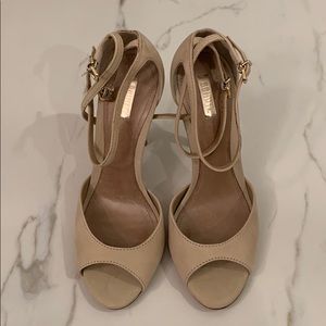 SCHUTZ heeled sandals with double ankle strap